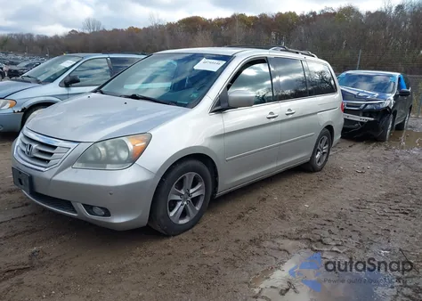 2008 Honda Odyssey Touring from USA, damaged, VIN 5FNRL38968B043161